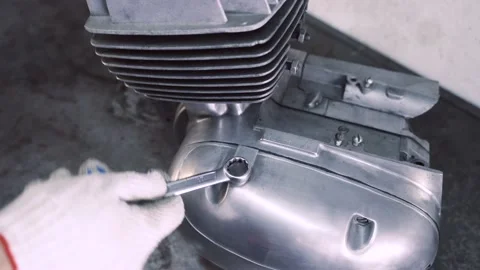 Mechanic works Stock Footage 159550431