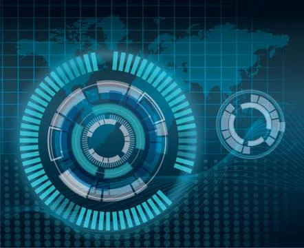 Mechanical abstract background. Stock Illustration