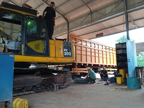 Mechanical activity 스톡 사진