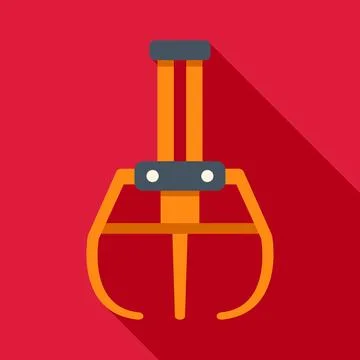 Mechanical arcade game claw grabber vector icon Stock Illustration