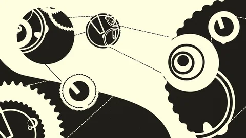 Mechanical background Stock Footage 121884539