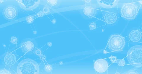 Mechanical blue background. 4K Stock Footage 61607430