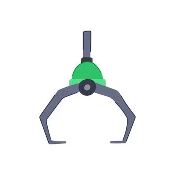 Mechanical claw machine cartoon vector illustration Stock Illustration