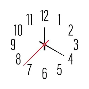 Mechanical clock face with arabic numerals, bezel. Watch dial with minute, hour イラスト素材