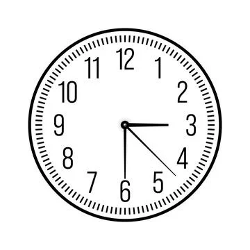 Mechanical clock face with arabic numerals, bezel. Watch dial with minute, hour イラスト素材