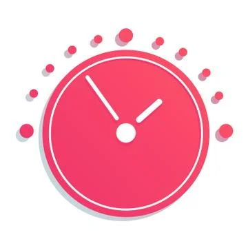 Mechanical Clock Icon Stock Illustration