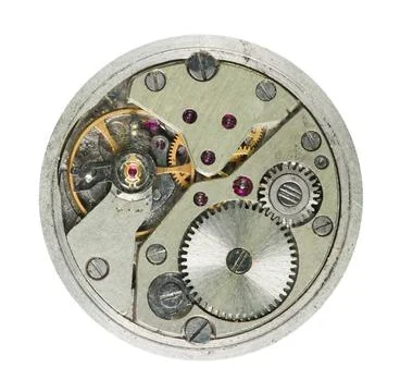 Mechanical clockwork Mechanical clockwork close up ,model released, Symbol... Foto stock