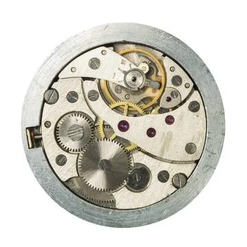 Mechanical clockwork Mechanical clockwork close up ,model released, Symbol... 스톡 사진