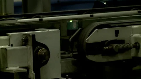 Mechanical closeup zoom out Stock Footage 73896517