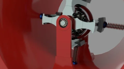 Mechanical Contraption Stock Footage 90636772