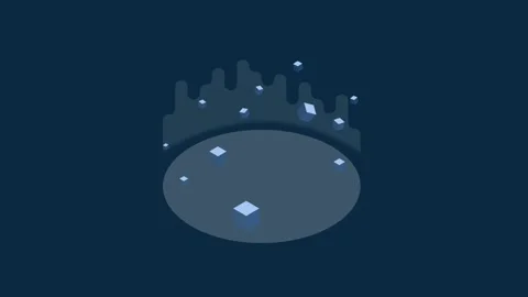 Mechanical dance with Elements grow and hover in, Explore the potential of AI Stock Footage 296744486