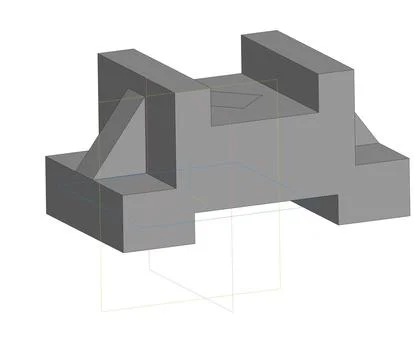 Mechanical dimensional digital production model Stock Illustration
