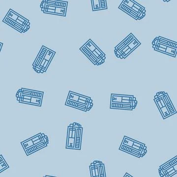 Mechanical elevator industry line seamless pattern イラスト素材