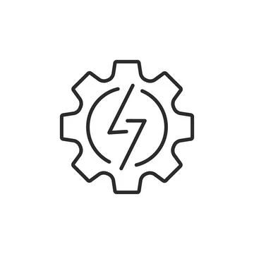 Mechanical Energy Icon Stock Illustration
