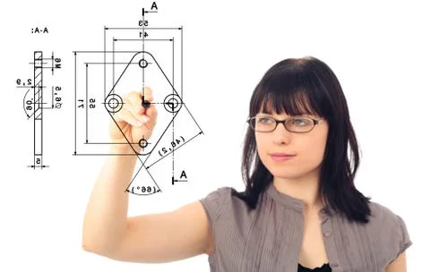 Mechanical Engineering Concept Stockfoto's