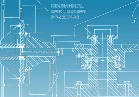 Mechanical engineering. Technical illustration イラスト素材