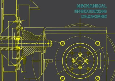 Mechanical engineering. Technical illustration イラスト素材