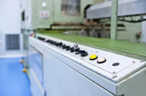 Mechanical equipment console Stock Photos