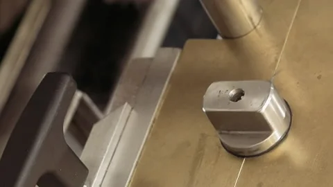 Mechanical equipment with rotating handle Stock Footage 91149077