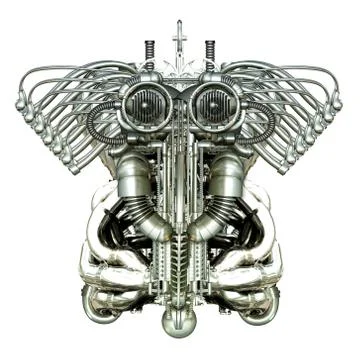 Mechanical figure Stock Illustration