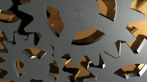 Mechanical gear background 스톡 동영상 22113488