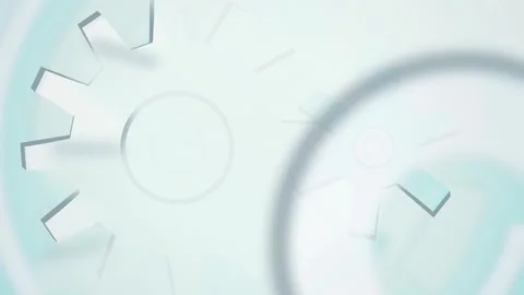 Mechanical gear cogs rotating seamless loop motion background Stock Footage 345601045