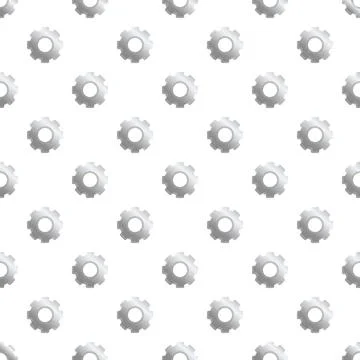 Mechanical gear cogwheel producing technology seamless pattern イラスト素材