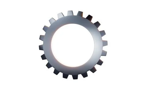Mechanical gear with industry technology, 3d rendering. Stock Illustration