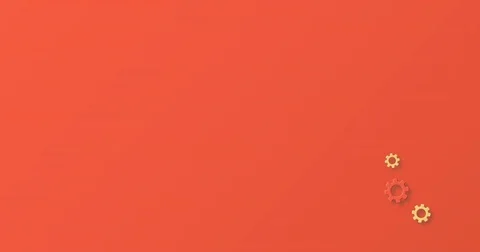 Mechanical gears abstract design background. Cogs industrial mechanism backdrop Video stock 84705052