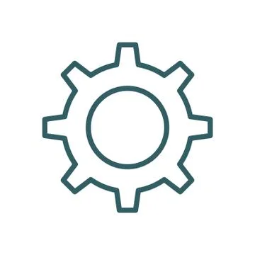 Mechanical Gears Cogwheels Set, Engineering Abstract Industrial Background Stock Illustration