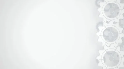 Mechanical gears rotating vertically seamless loop background Stock Footage 345601036