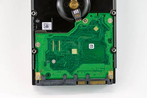 Mechanical hard disk of a computer Stock-Fotos