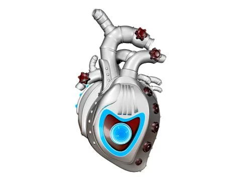 Mechanical heart Stock Illustration