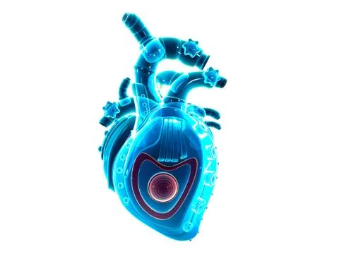 Mechanical heart Stock Illustration