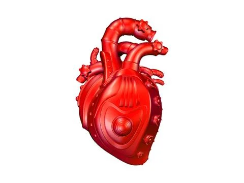 Mechanical heart Stock Illustration