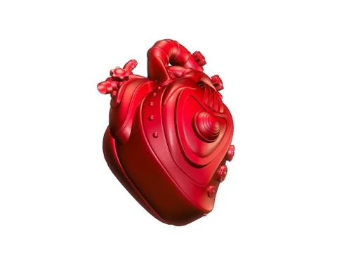 Mechanical heart Stock Illustration