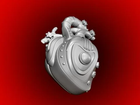 Mechanical heart 스톡 일러스트