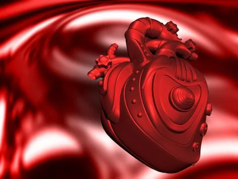 Mechanical heart Stock Illustration