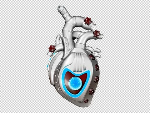 Mechanical heart Stock Illustration