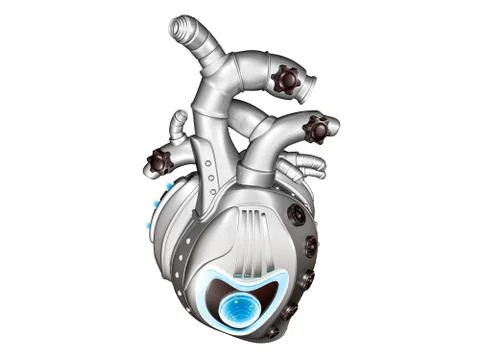 Mechanical heart Stock Illustration