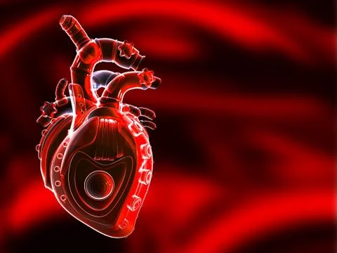 Mechanical heart Stock Illustration