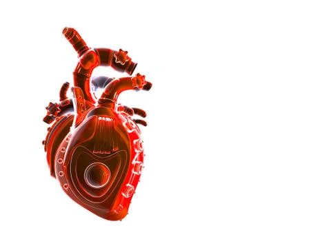 Mechanical heart Stock Illustration
