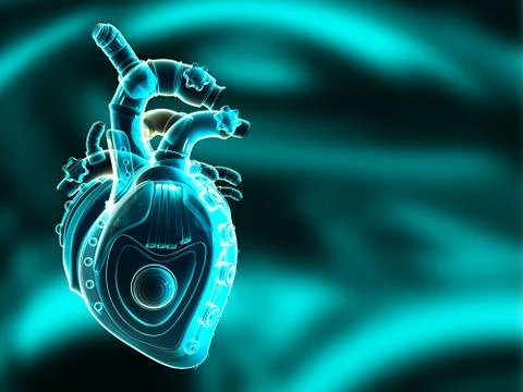 Mechanical heart Stock Illustration