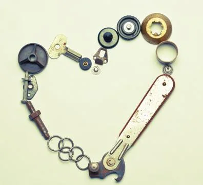 Mechanical heart Stock Photos