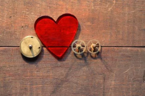 Mechanical heart Stock Photos