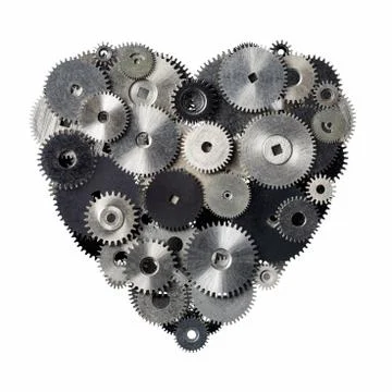 Mechanical heart Stock Photos