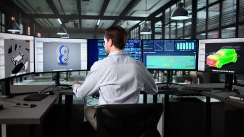 Mechanical Industrial 3D CAD Model Design Stock Footage 317864543
