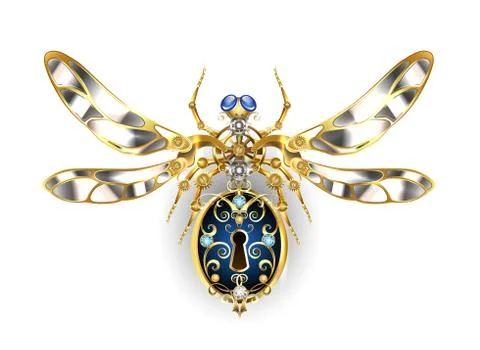 Mechanical insect Stock Illustration