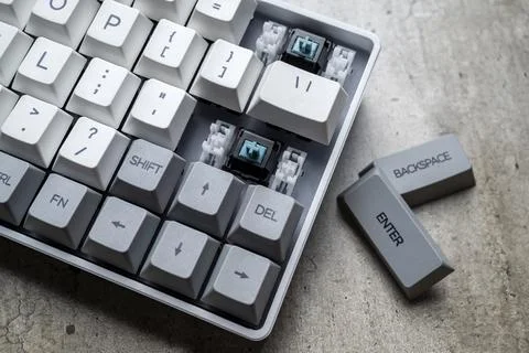The mechanical keyboard Stock Photos