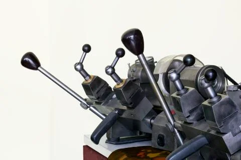 Mechanical keys copying machine Foto stock